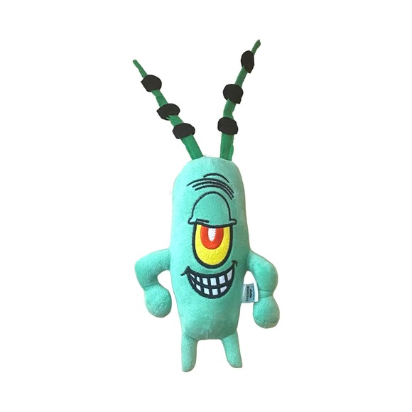 SPONGEBOB SQUAREPANTS Plush Plankton stuffed animal doll Cartoon Toy Gift - Picture 1 of 5